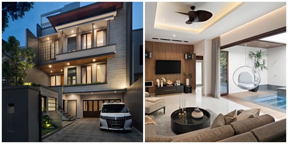 Potret megah rumah 5 seleb yang punya empat lantai, dilengkapi lift
