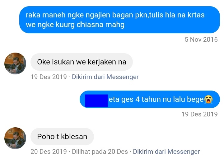 10 Chat dibalas bertahun-tahun kemudian ini endingnya kocak