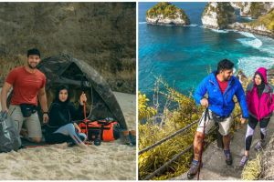 10 Momen liburan Irish Bella & Ammar Zoni di Bali, trekking berdua
