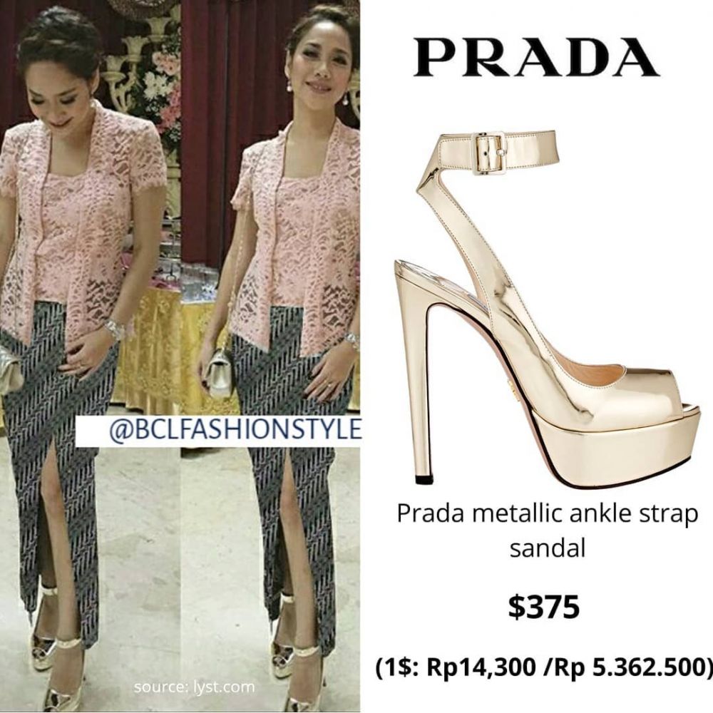 Taksiran harga sepatu 10 seleb saat kondangan, bikin melongo