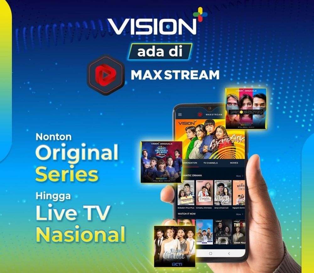 Kolaborasi Telkomsel dan Vision+, nonton konten premium di smartphone