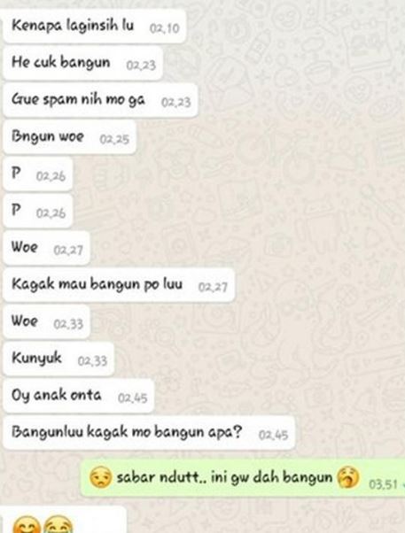 12 Chat bangunin sahur ini absurdnya bikin gagal paham