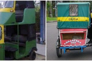 10 Modifikasi transportasi umum ini uniknya bikin senyum lebar