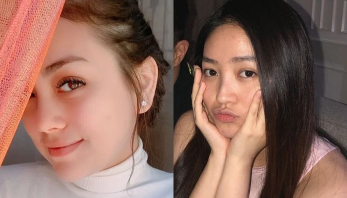 7 Beda potret Celine Evangelista dan Natasha Wilona saat tanpa makeup