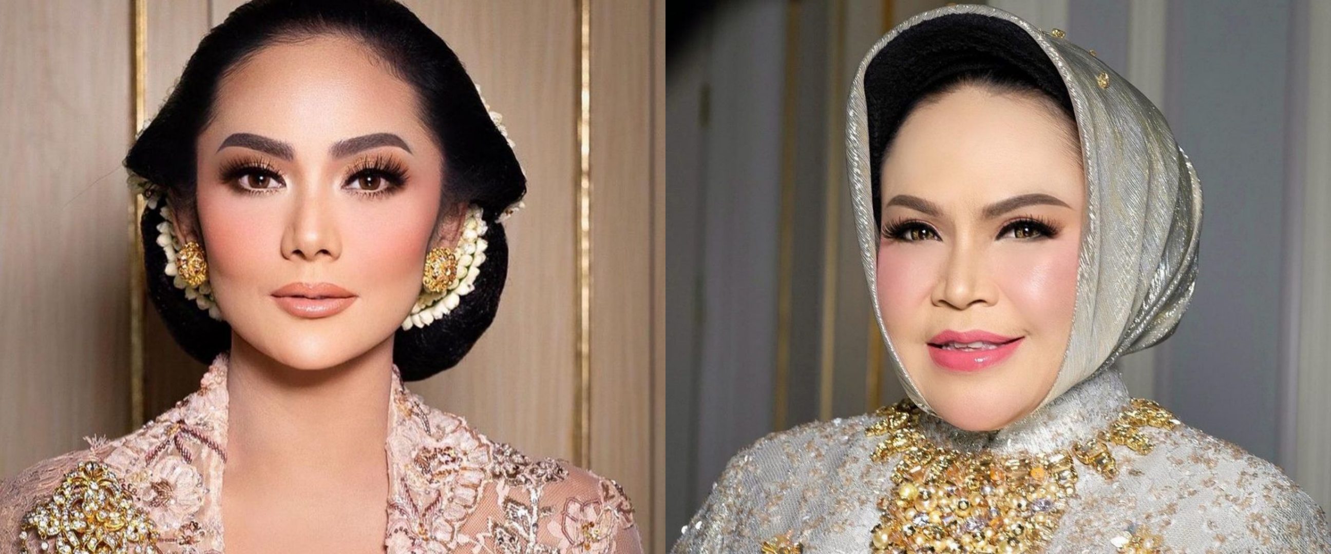 Gaya 10 seleb di pernikahan anaknya, Hetty Koes Endang curi perhatian