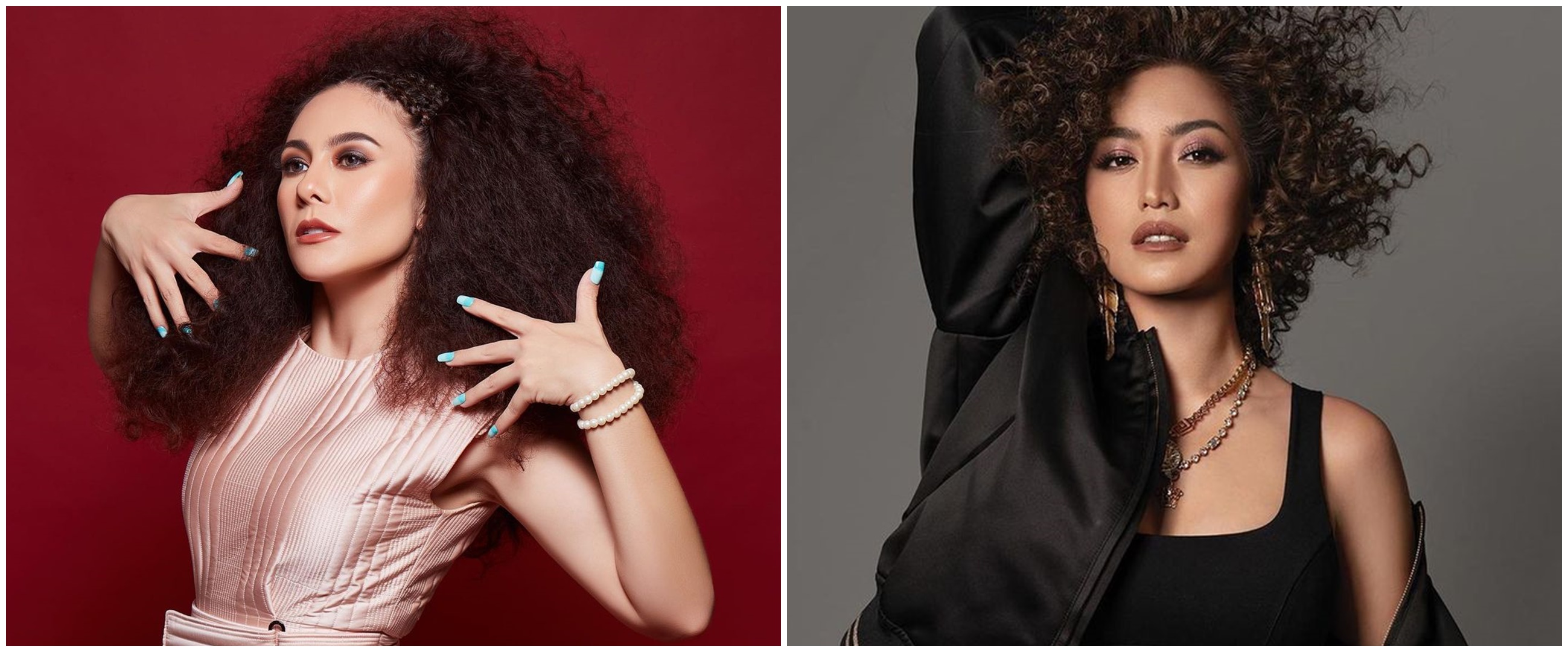 Pemotretan 10 seleb dengan rambut curly, tampil beda