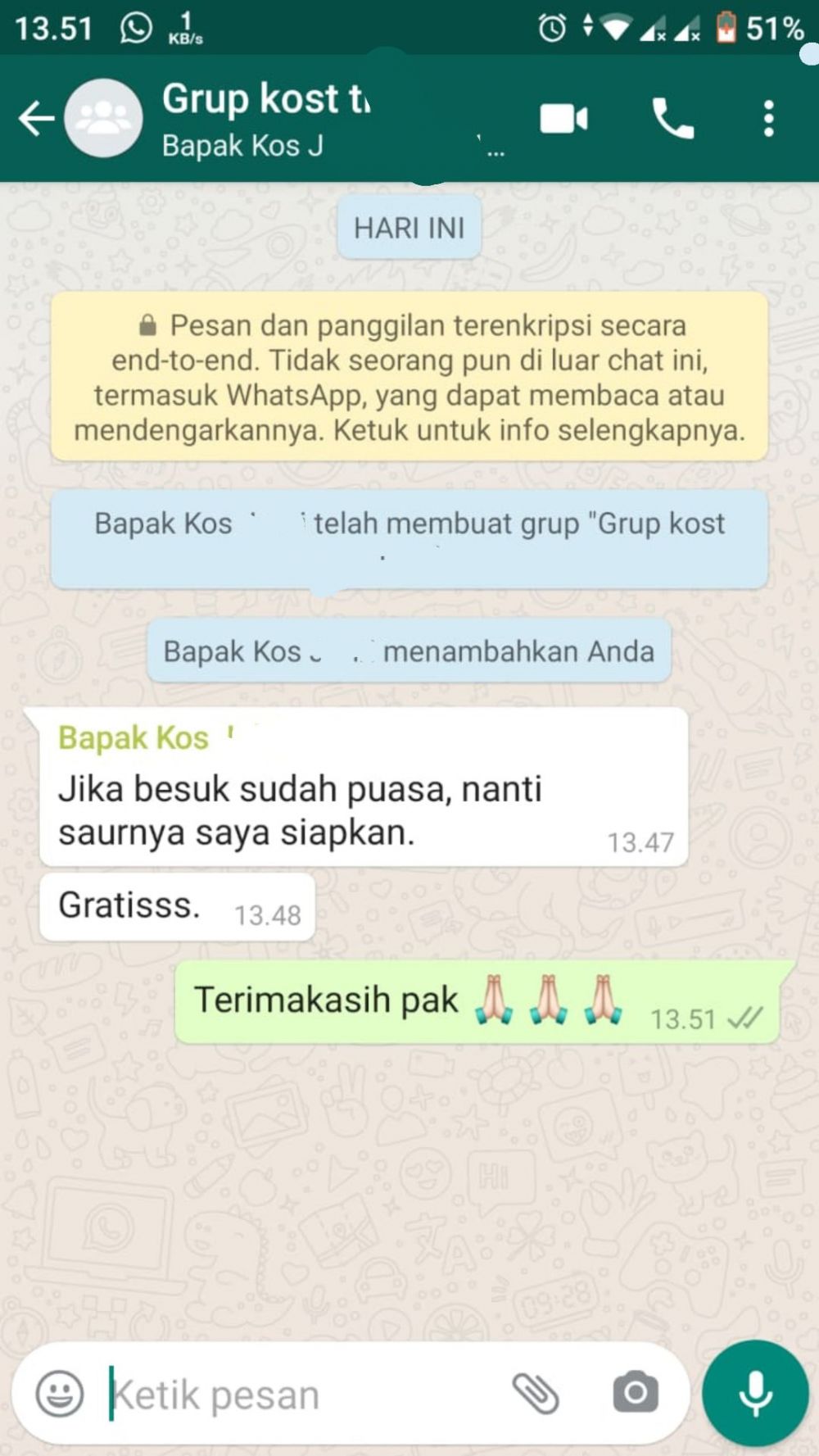 11 Chat lucu di bulan Ramadan ini bikin senyum-senyum sendiri