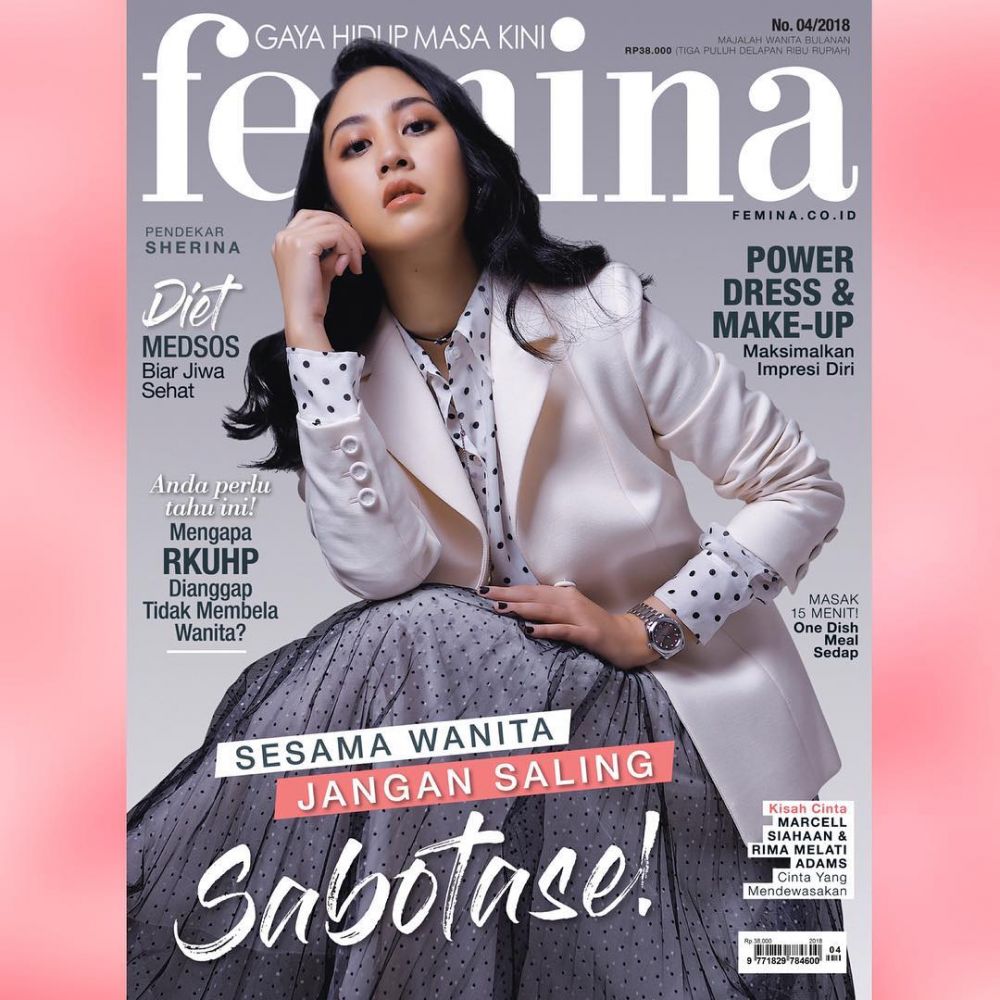 10 Potret Sherina Munaf bermakeup tebal, cantiknya pol