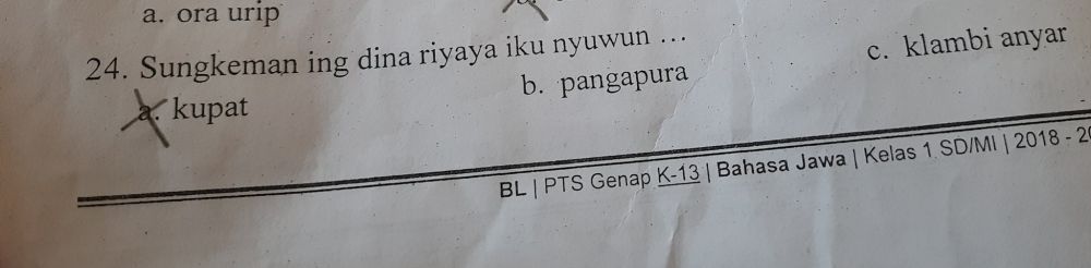 10 Jawaban lucu di soal pelajaran bahasa ini bikin ketawa polos