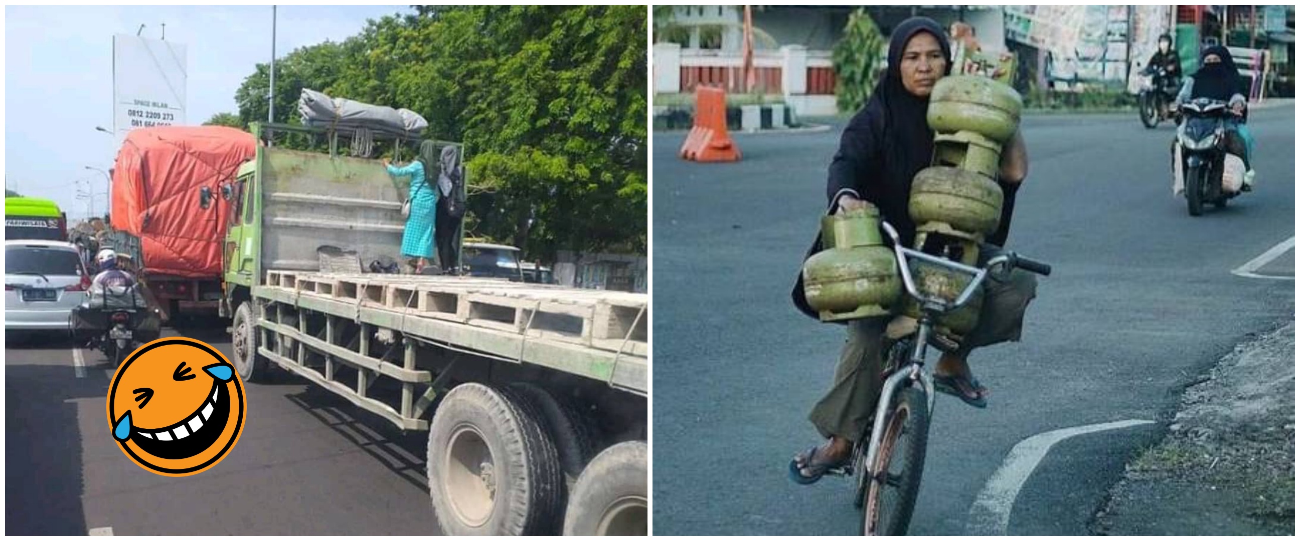 11 Kelakuan emak-emak on the road ini lucunya nggak ada lawan