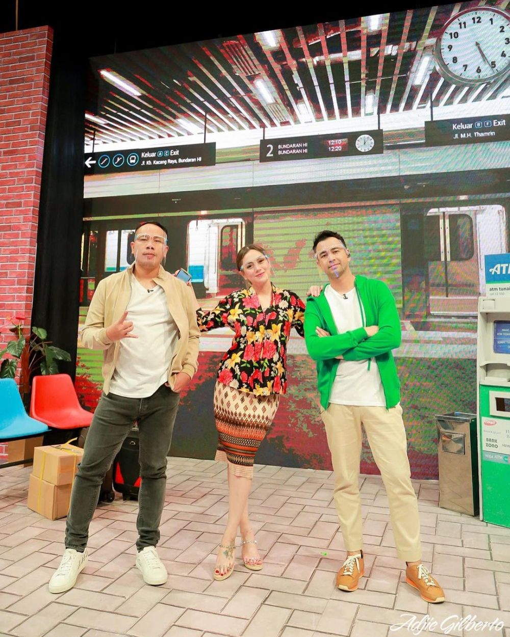 Makin eksis, ini 10 momen Celine Evangelista syuting acara Ramadan