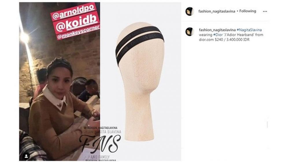 7 Koleksi aksesori kepala Nagita Slavina, harganya bikin melongo