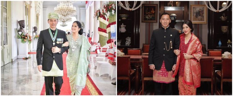 Dua wanita cantik ini memang kerap tampil dalam balutan busana khas wanita Indonesia tersebut