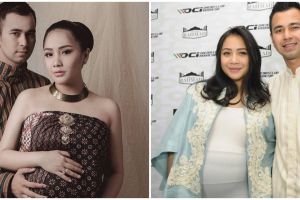 10 Potret lawas Nagita Slavina pamer baby bump saat hamil Rafathar