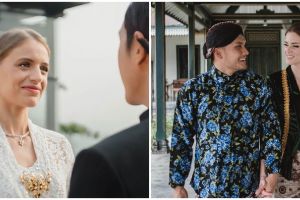 Penampilan istri bule 7 seleb kenakan kebaya, auranya terpancar