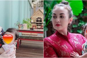 10 Momen Rianti Cartwright momong sang anak, penuh kasih sayang