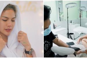 9 Momen Nikita Mirzani hapus tato, beralasan biar bisa cepat menikah