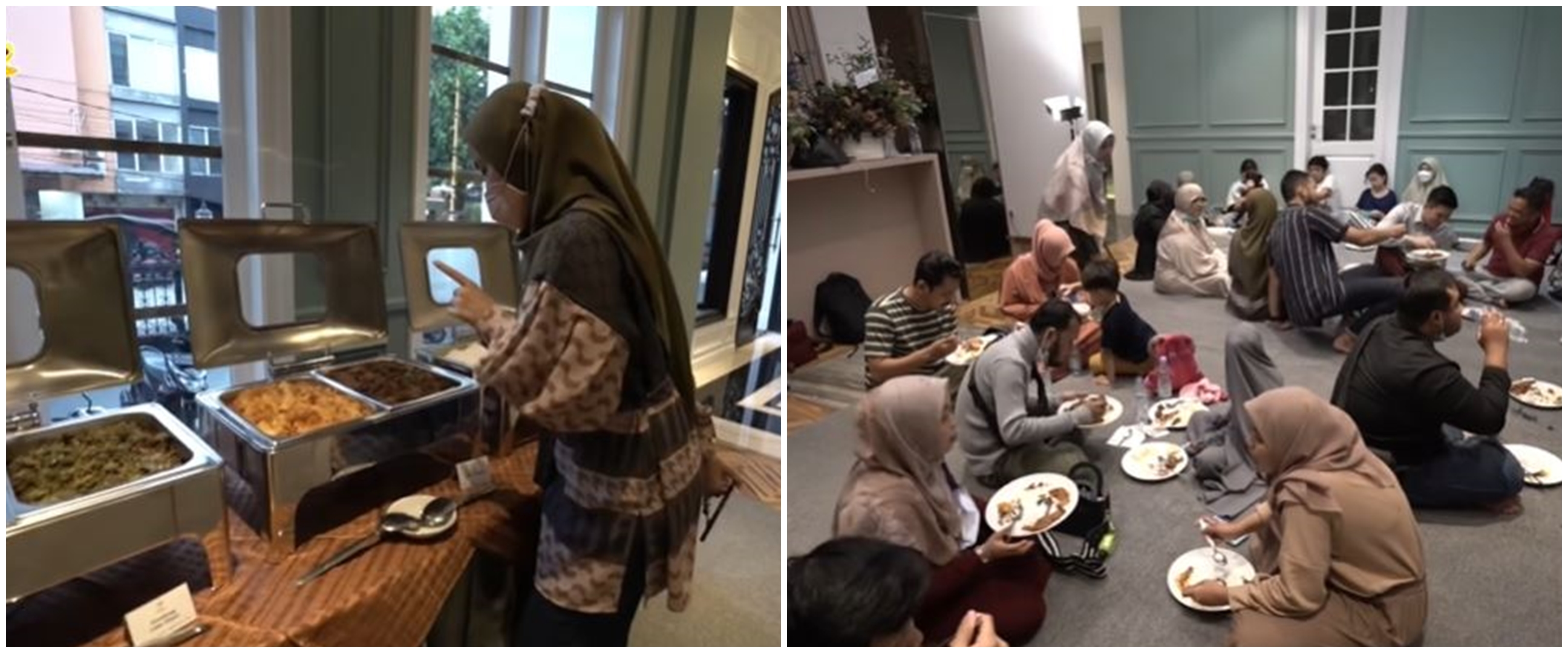 8 Potret buka puasa keluarga besar Zaskia Sungkar, menunya lengkap