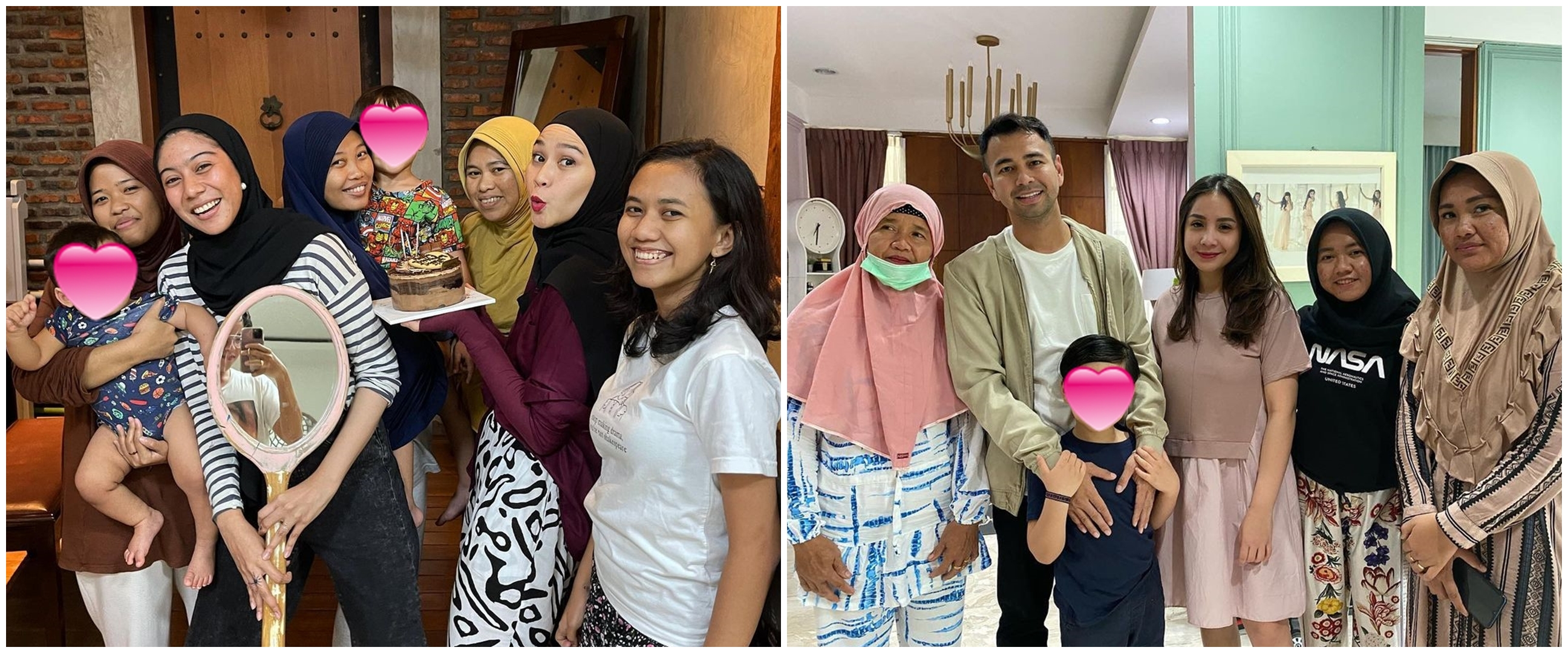 Potret kejutan 9 seleb untuk asisten, hangat bak keluarga sendiri