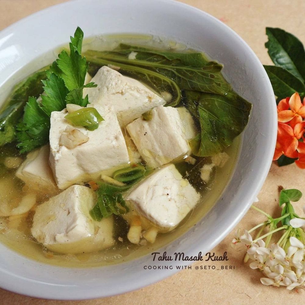 Resep buka puasa berbahan tahu © Instagram Resep buka puasa berbahan tahu © Instagram