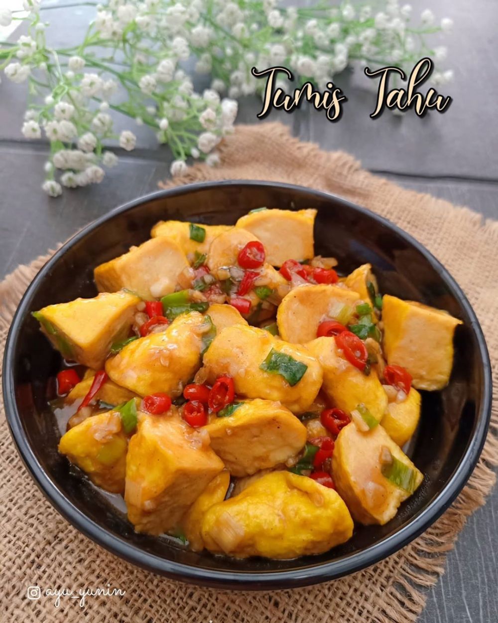 Resep buka puasa berbahan tahu © Instagram Resep buka puasa berbahan tahu © Instagram