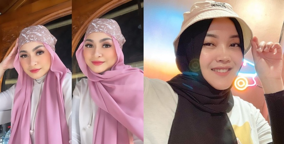 8 Beda gaya Nathalie Holscher dan Putri Delina, hjabnya jadi sorotan