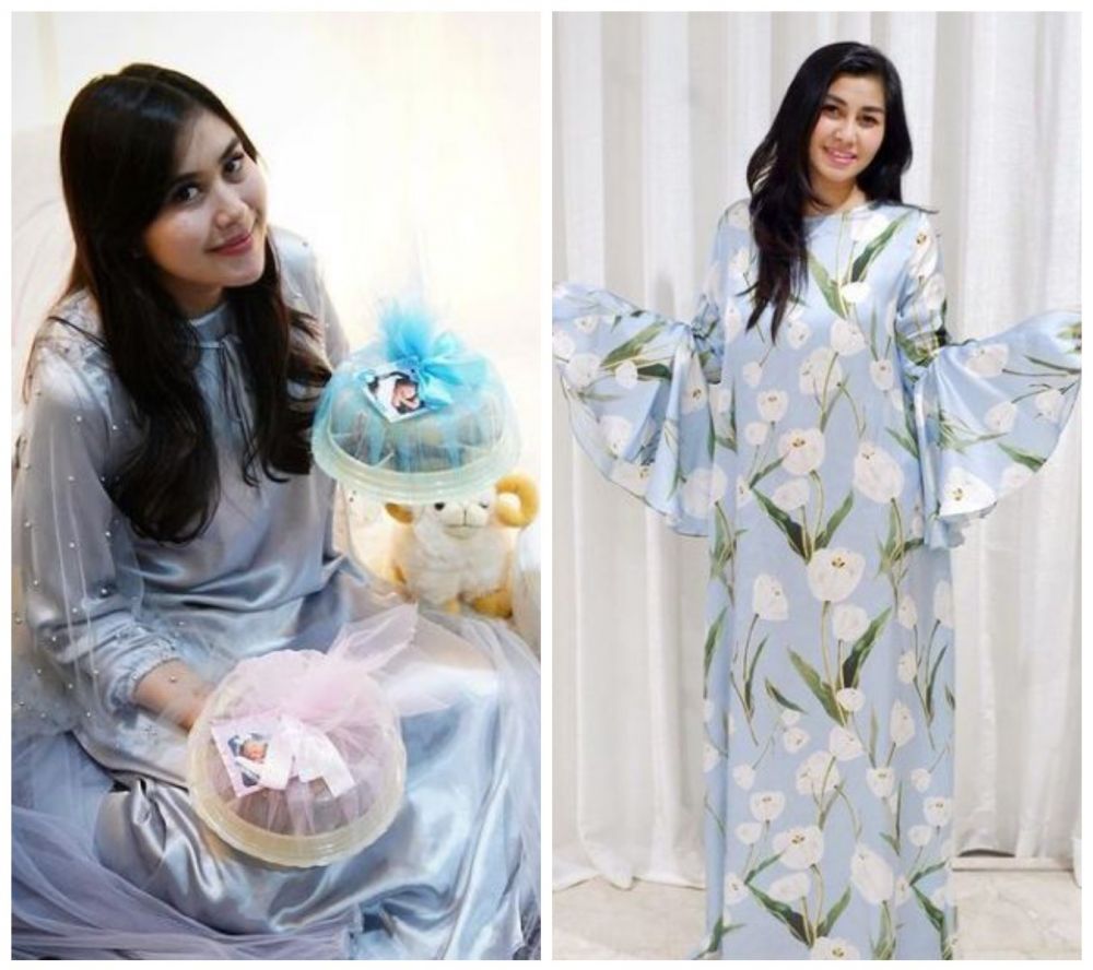 7 Beda gaya Syahnaz Sadiqah dan Nisya Ahmad pakai gamis, memesona