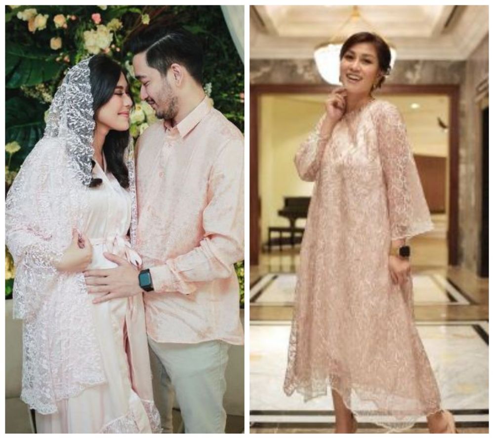 7 Beda gaya Syahnaz Sadiqah dan Nisya Ahmad pakai gamis, memesona