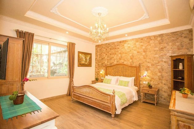 9 Potret vila keluarga Sarah Menzel di Bali, berkonsep tropis