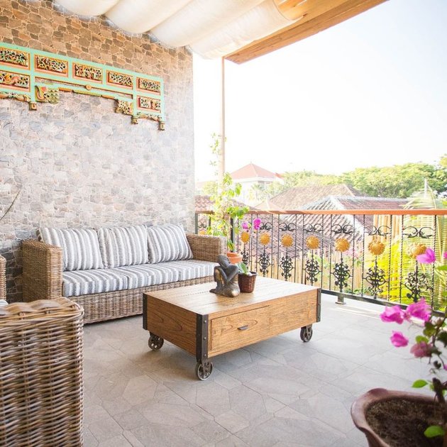 9 Potret vila keluarga Sarah Menzel di Bali, berkonsep tropis