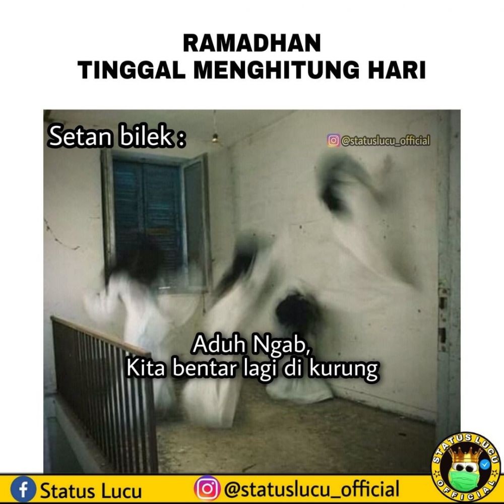 10 Meme lucu 'hantu cuti' saat Ramadan, bikin cekikikan sampai imsak
