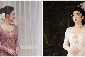 10 Beda gaya Raisa dan Isyana Sarasvati pakai kebaya, anggun