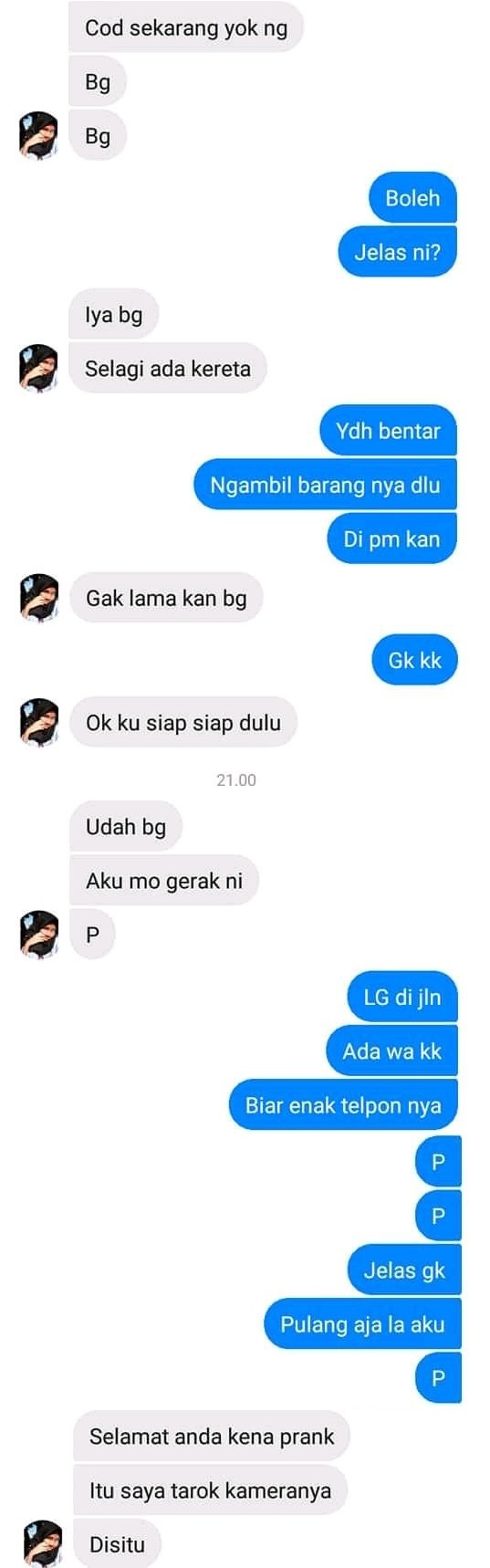 10 Chat lucu pembeli nge-prank penjual ini bikin ketawa kesal