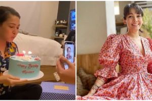 10 Momen kocak kejutan ulang tahun Mieke Amalia ke-44, bikin ngakak