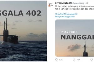 8 Cuitan haru warganet untuk KRI Nanggala-402, berharap semua selamat