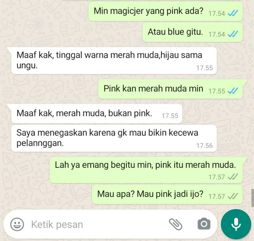 10 Chat lucu salah paham saat belanja online ini malah bikin bingung