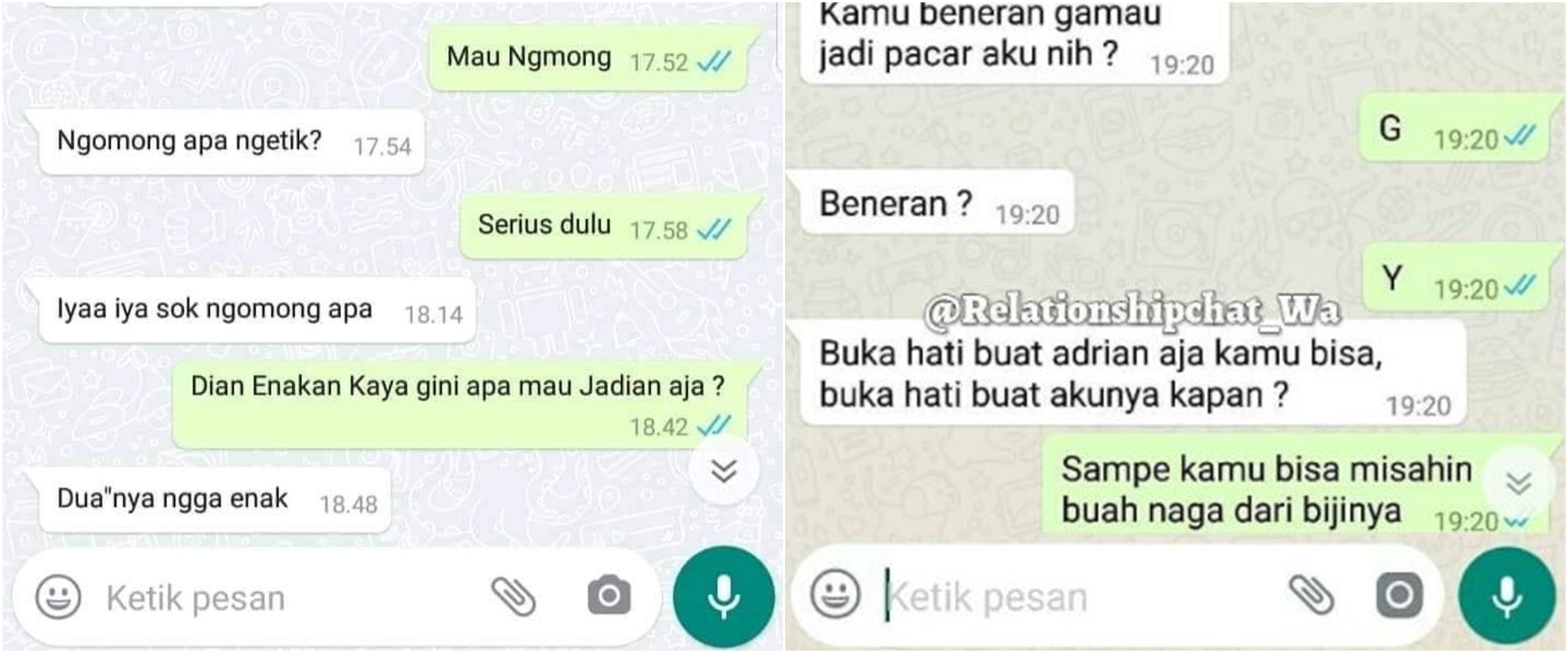 10 Jawaban cewek saat ditembak gebetan, endingnya bikin cowok nangis