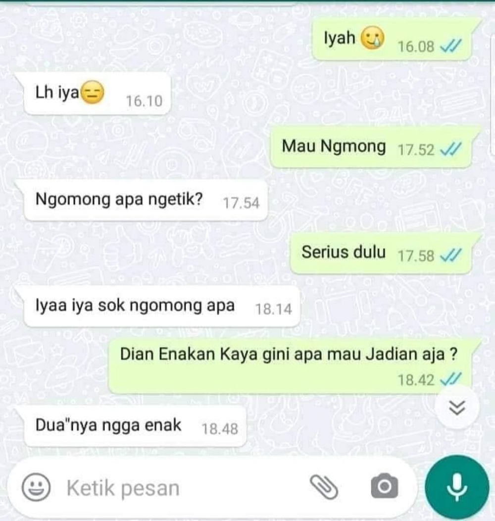 10 Jawaban cewek saat ditembak gebetan, endingnya bikin cowok nangis