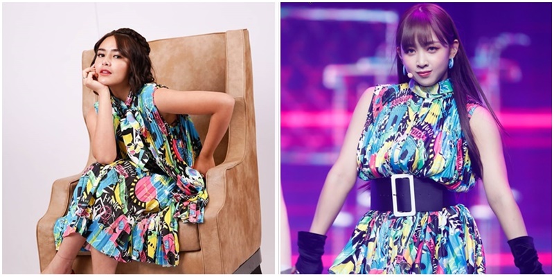 8 Momen Amanda Manopo kembaran baju dengan seleb dunia, berkelas