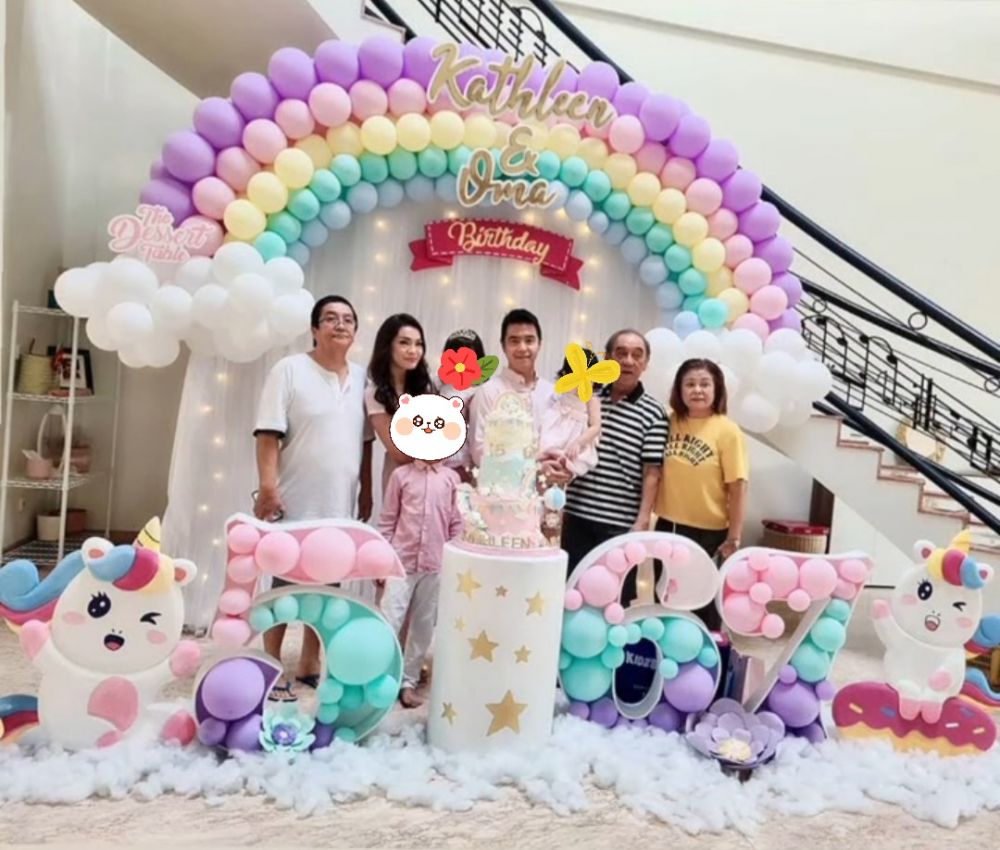 8 Momen ultah Kathleen anak Maya Septha ke-5, meriah meski tanpa tamu
