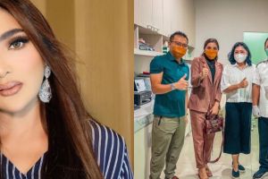 7 Momen keluarga Ashanty suntik vaksin, ekspresi Anang curi perhatian