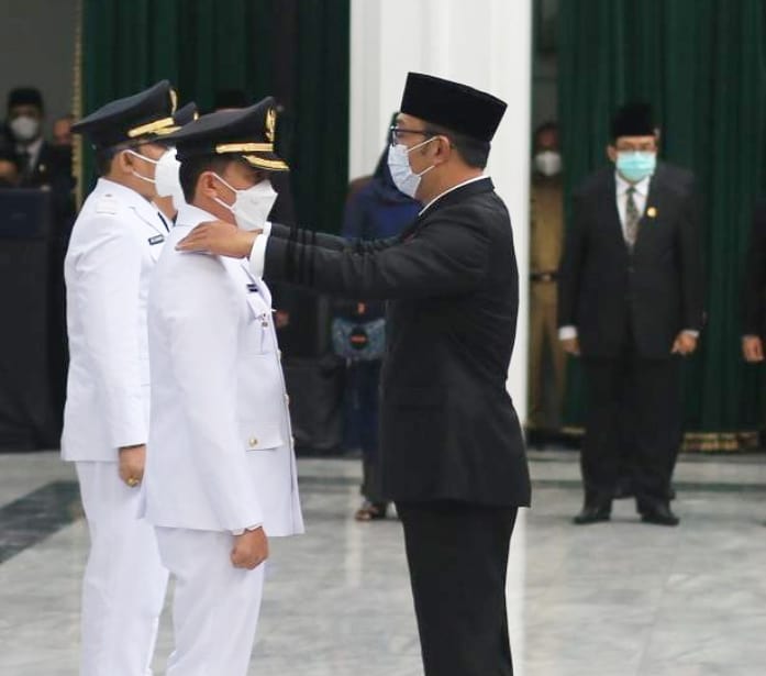 8 Momen pelantikan Sahrul Gunawan jadi Wakil Bupati Bandung