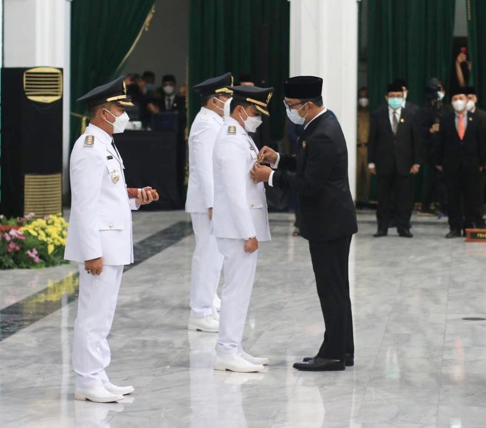 8 Momen pelantikan Sahrul Gunawan jadi Wakil Bupati Bandung