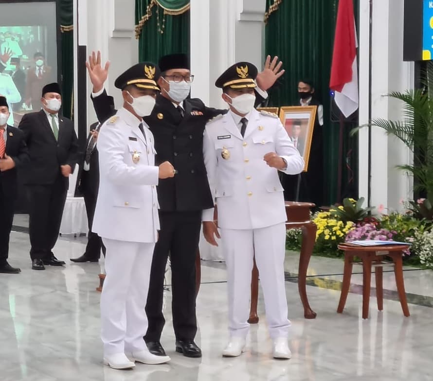 8 Momen pelantikan Sahrul Gunawan jadi Wakil Bupati Bandung