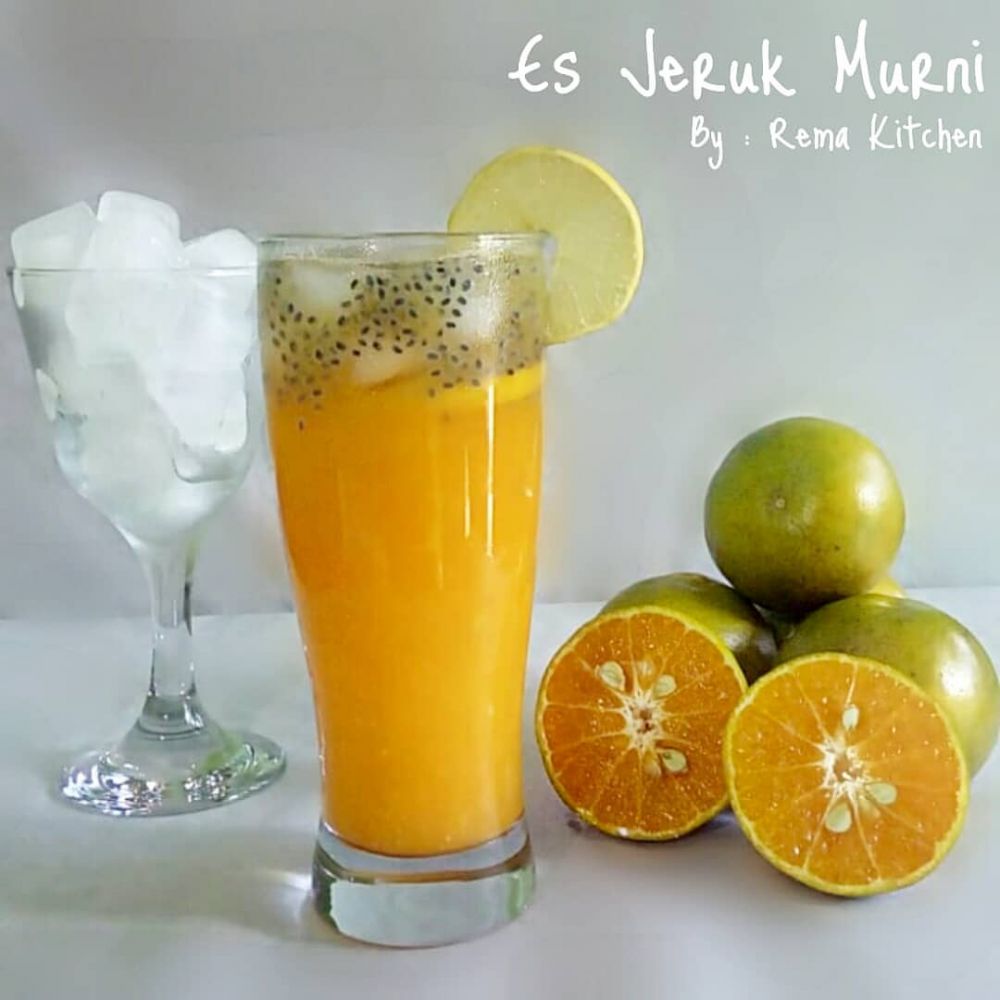 Resep minuman buka puasa berbahan jeruk © Instagram Resep minuman buka puasa berbahan jeruk © Instagram