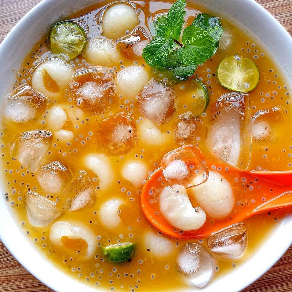Resep minuman buka puasa berbahan jeruk © Instagram Resep minuman buka puasa berbahan jeruk © Instagram