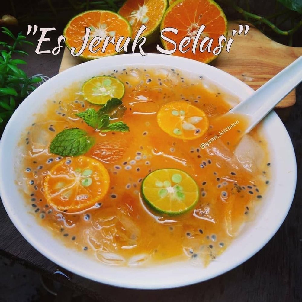 Resep minuman buka puasa berbahan jeruk © Instagram Resep minuman buka puasa berbahan jeruk © Instagram