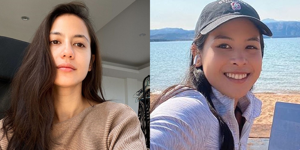 8 Potret Pevita Pearce vs Maudy Ayunda tanpa makeup, memesona abis