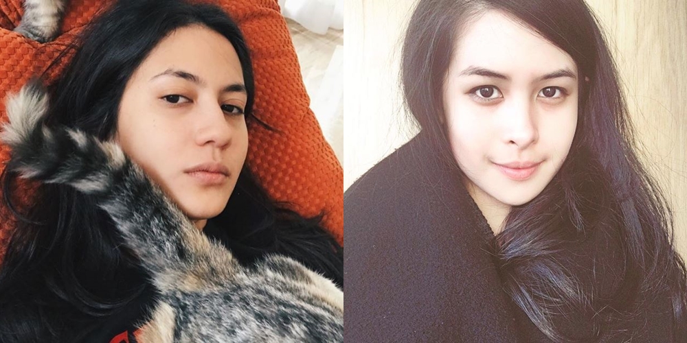 8 Potret Pevita Pearce vs Maudy Ayunda tanpa makeup, memesona abis