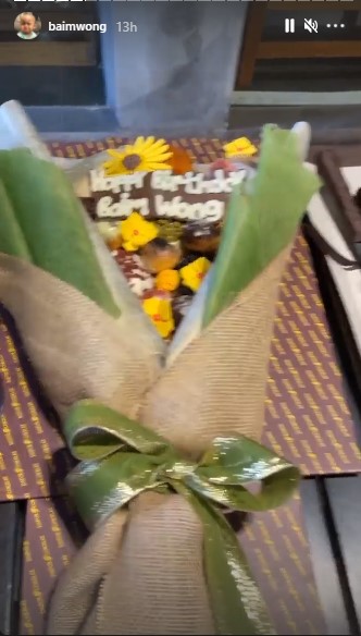 7 Momen ulang tahun Baim Wong, dirayakan secara sederhana